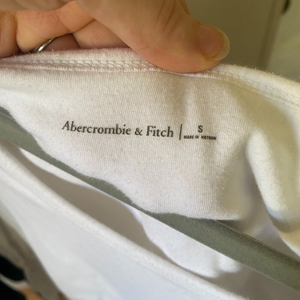 Abercrombie White Bodysuit